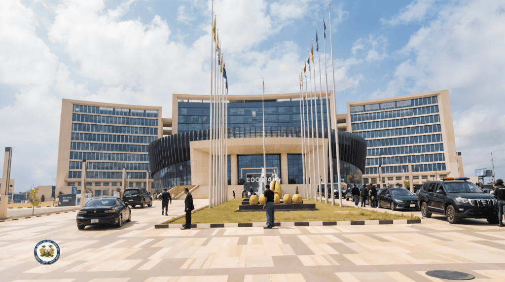 ECOWAS explained. This is the headquarters building in Nigeria.